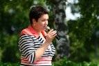 Lietuvos rinktinės palydos į II jaunimo vasaros olimpines žaidynes Nandzinge.