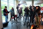 J. Kazlauskas ir M. Špokas susitiko su žiniasklaida