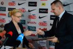 J. Kazlauskas ir M. Špokas susitiko su žiniasklaida