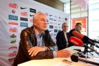 J. Kazlauskas ir M. Špokas susitiko su žiniasklaida