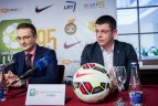 "SMScredit.lt A lygos"  spaudos konferencija.