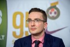 "SMScredit.lt A lygos"  spaudos konferencija.