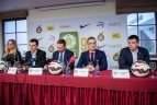 "SMScredit.lt A lygos"  spaudos konferencija.