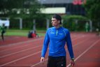 Prieš rytdienos startus lengvaatlečiai apžiūrėjo stadioną, pasitreniravo.