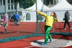 Prieš rytdienos startus lengvaatlečiai apžiūrėjo stadioną, pasitreniravo.