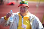 Prieš rytdienos startus lengvaatlečiai apžiūrėjo stadioną, pasitreniravo.