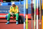 Prieš rytdienos startus lengvaatlečiai apžiūrėjo stadioną, pasitreniravo.