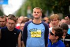 Vilniaus maratone rungtyniavo jaunieji Vilniaus krepšininkai.