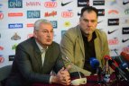 Lietuvos rinktinės spaudos konferencija.