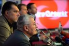 Lietuvos rinktinės spaudos konferencija.