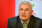 Lietuvos rinktinės spaudos konferencija.