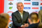 Lietuvos rinktinės spaudos konferencija.