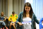 Lietuvos rinktinė aptarė, kaip kovos varžybose, išdalinti starto numeriai