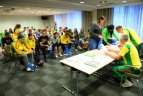 Lietuvos rinktinė aptarė, kaip kovos varžybose, išdalinti starto numeriai