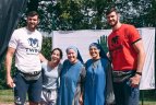 Šventėje Pumpėnuose – brolių Lavrinovičių ir Lukauskio atžalų kovos.