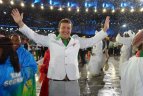 A. Guoga olimpiados atidaryme.