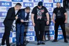 Prieš tradicinį bušido turnyrą „Hero's & KOK World Series“ – oficiali svėrimo ceremonija.