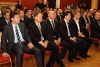 Čempionu tapusio "Žalgirio" pagerbimas Vilniaus Rotušėje