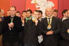 Čempionu tapusio "Žalgirio" pagerbimas Vilniaus Rotušėje