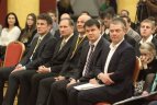 Čempionu tapusio "Žalgirio" pagerbimas Vilniaus Rotušėje