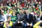 JAV lietuviai NBA rungtynėse.