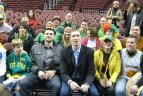 JAV lietuviai NBA rungtynėse.