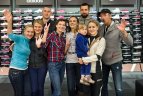 "Sportland" parduotuvės Vilniuje atidaryme buvo ir visiems pažįstamų veidų