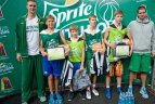 „Sprite talentų kovos“ turnyre Palangoje apsilankė A. Sabonis ir krepšinio rinktinės vyrai