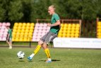Lietuvos futbolo U19 rinktinės treniruotė.
