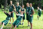 Perspektyviausius jaunuosius krepšininkus mokys krepšinio vilkai