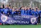 "Stumbro" triumfas.