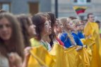 Olimpiečiams įteikta Lietuvos žmonių sukurta trispalvė