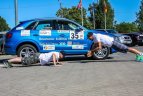 Vienas pajėgiausių šalies dviratininkų T. Vaitkus debiutavo ralyje