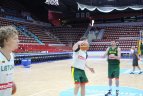 Lietuvos vyrų krepšinio rinktinės treniruotė Suomijoje