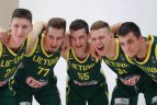 U-19 vaikinų krepšinio rinktinė - pasaulio čempionato fotosesijoje.