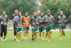 Lietuvos jaunimo rinktinė, prieš išvykdama į Suomiją, surengė treniruotę