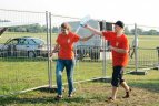 Savanoriai visą savaitę zujo po Šiaulius ir kitus apskrities miestus