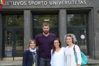 Jonas Valančiūnas atvyko į paskaitas Lietuvos sporto universitete