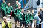 Lietuvos sportininkų palydėtuvės.