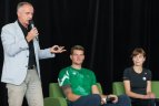 Vilniaus sporto festivalio pranešimų zona.