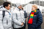 D.Grybauskaitė lankėsi olimpiniame kaimelyje.