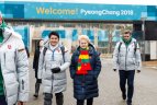 D.Grybauskaitė lankėsi olimpiniame kaimelyje.