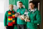 D.Grybauskaitė lankėsi olimpiniame kaimelyje.
