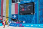 Europos žaidynės. Moterų paplūdimio tinklinio pusfinalis. Lietuva - Austrija 0:2.
