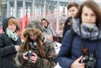 Sportu besidomintys moksleiviai sėmėsi įkvėpimo iš profesionalų