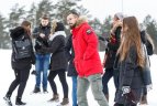 Sportu besidomintys moksleiviai sėmėsi įkvėpimo iš profesionalų