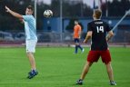 Įmonių futbolo lyga Utenoje.
