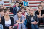 Diana Lobačevskė vedė treniruotę vaikų dienos centrų auklėtiniams