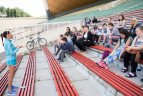 Diana Lobačevskė vedė treniruotę vaikų dienos centrų auklėtiniams