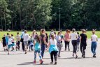 Diana Lobačevskė vedė treniruotę vaikų dienos centrų auklėtiniams